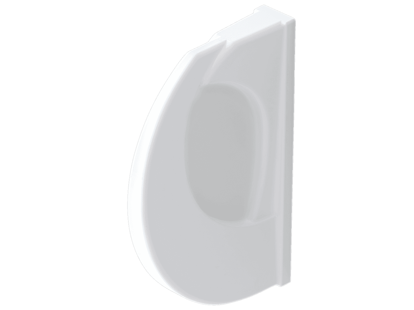 Oval Pisuar Ara Bölme