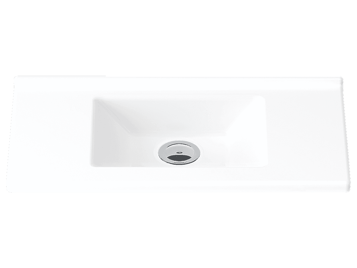 Slim Merkür 28x50 cm Dolap Uyumlu Lavabo (Deliksiz)