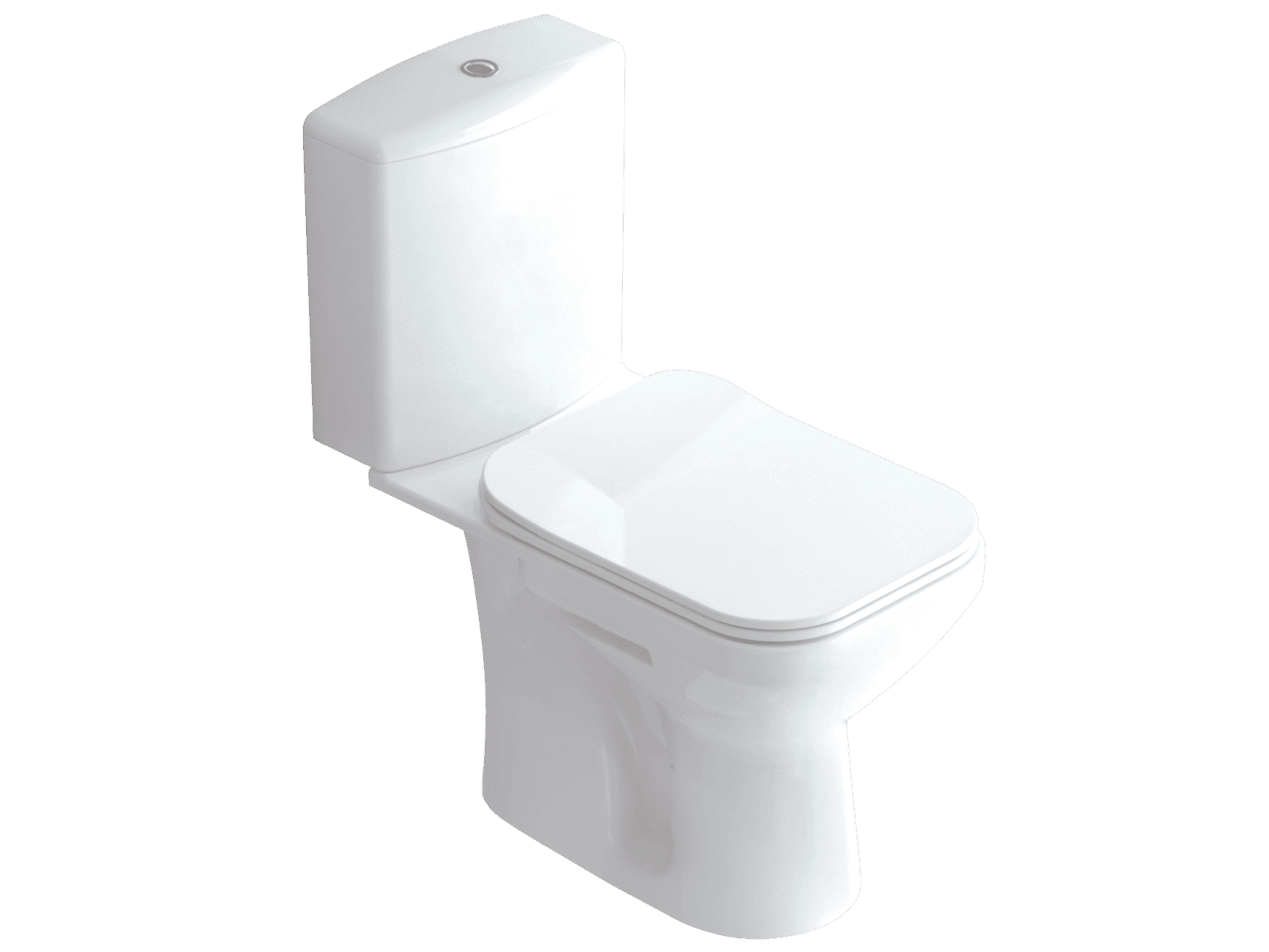 Kare Alttan Çıkışlı Klozet + Rezervuar